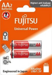 14904 COMPASS Baterie alkalická Power Fujitsu AA, blistr 2ks 14904 COMPASS