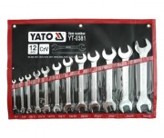 YT-0381 YATO Sada kľúčov plochých 12 ks 6 - 32 mm YT-0381 YATO