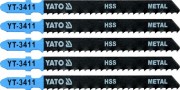 YT-3411 YATO List pilový do přímočaré pily 100 mm na kov TPI8 5 ks YT-3411 YATO