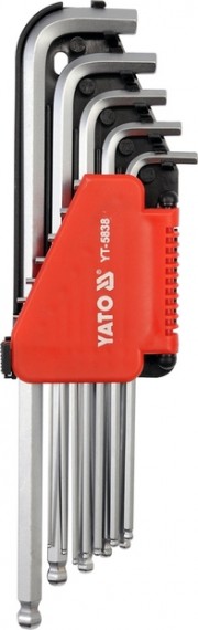 YT-5838 YATO Sada klíčů imbus s kuličkou 12 ks extradelší YT-5838 YATO