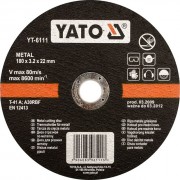 YT-5921 YATO Kotúč na kov 115 x 22 x 2,5 mm YT-5921 YATO