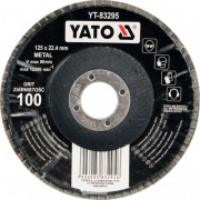 YT-83291 YATO Kotouč lamelový korundový 125 x 22,2 mm vypouklý brusný P36 YT-83291 YATO