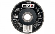 YT-83295 YATO Kotouč lamelový korundový 125 x 22,2 mm vypouklý brusný P100 YT-83295 YATO