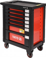 YT-55293 YATO Skrinka dielenská pojazdná s náradím (165ks) 7 zásuviek YT-55293 YATO
