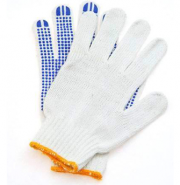 96-006 AMTRA Pracovné rukavice s bodkami - na povrchu dlane. 25% polyester, 75% bavlna. 96-006 AMTRA